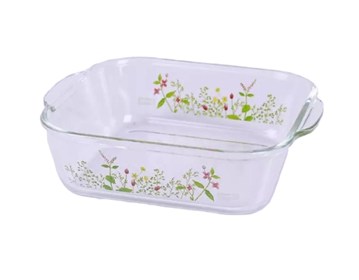 Provence Garden Square Bakeware Pyrex image 0