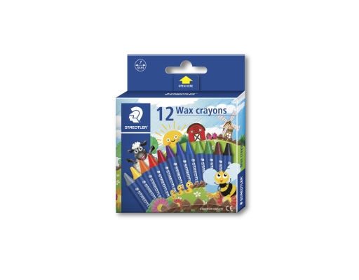 Wax Crayon 12 Colours (2200 NC12 02) Staedtler image 0