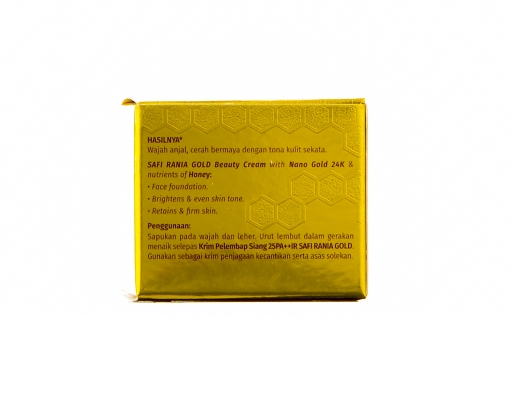 Safi Rania Gold Krim Kecantikan 16g - Nano Gold 24K