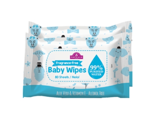 Baby Wipes Fragrance Free TOPVALU image 0