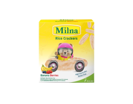 Milna Rice Crackers Banana Berries | myaeon2go
