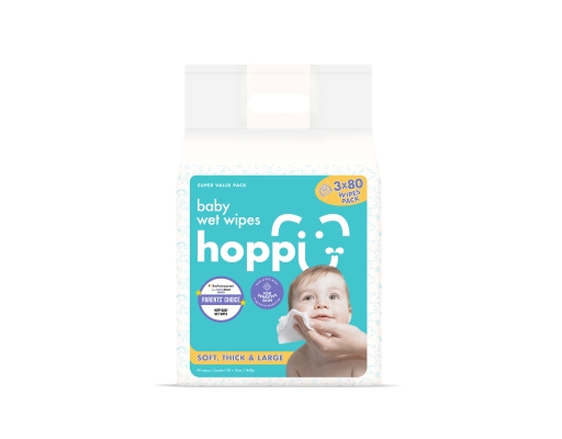 Baby Wet Wipes Hoppi image 0