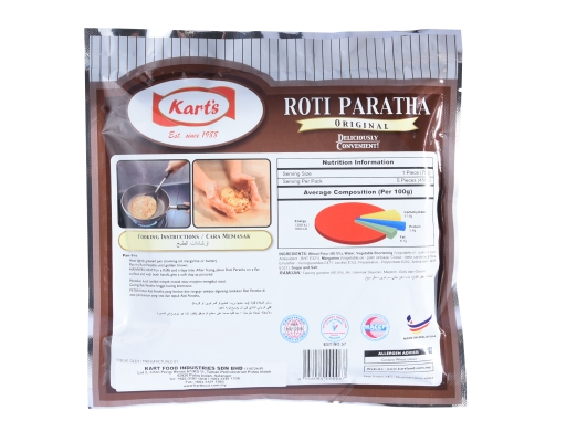 myAEON2GO | Kart's Roti Paratha Plain 6 pcs