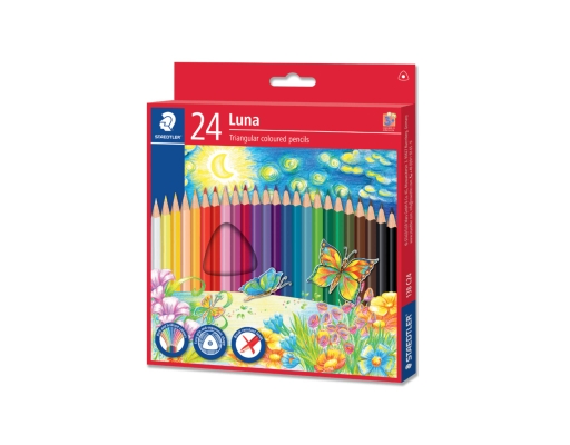Luna Triangular Coloured Pencils Steadtler image 0
