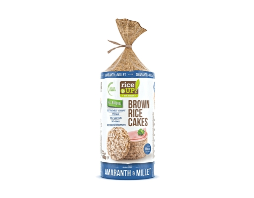 Brown Organic Rice Cakes With Amaranth & Millet Rice Up! image 0