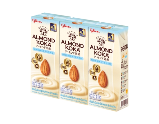 Almond Koka Unsweetened Glico image 0