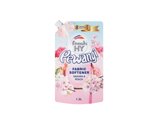 Pewangi Fabric Softener Sakura & Peach Refill Fresh HY image 0