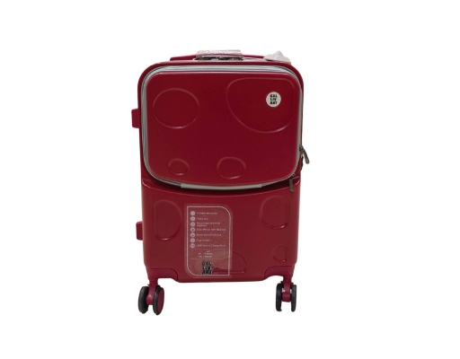 ABS PC Semi Open Luggage 20" Maroon Gallivant image 0