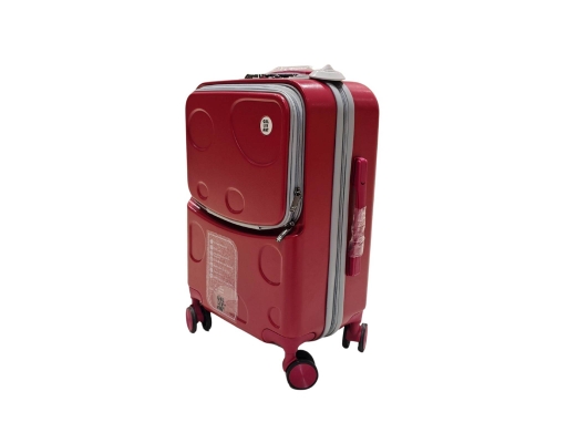 ABS PC Semi Open Luggage 20" Maroon Gallivant image 2