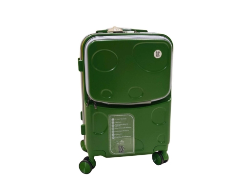ABS PC Semi Open Luggage 20" Green Gallivant image 0