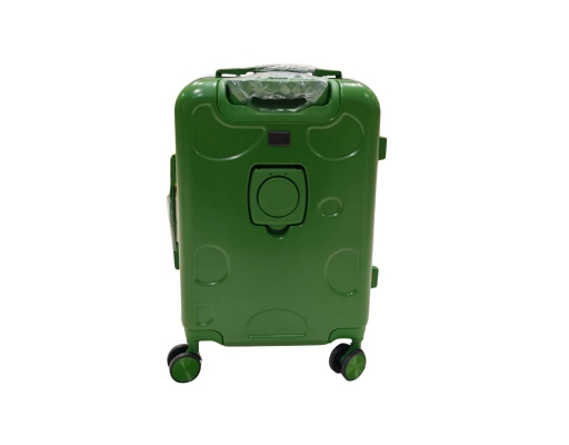 ABS PC Semi Open Luggage 20" Green Gallivant image 1