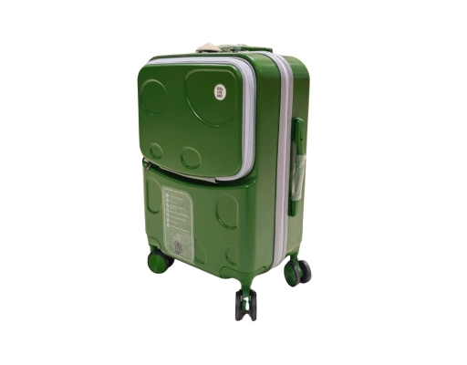 ABS PC Semi Open Luggage 20" Green Gallivant image 2