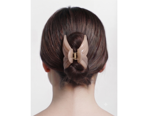 Hair Clip Beige IYKYK image 3