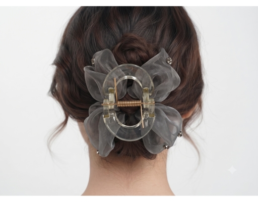 Hair Clip Light Coffee IYKYK image 3