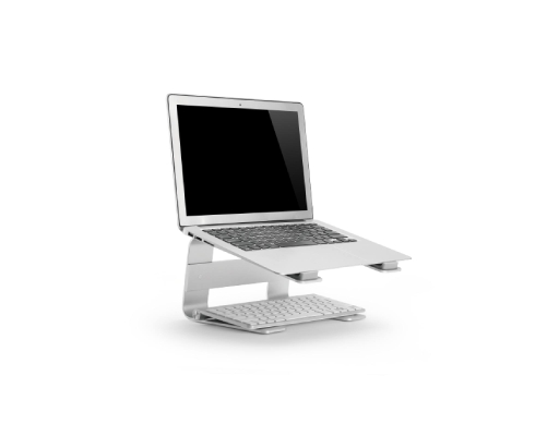 Ventilated Ultra-Slim Aluminium Laptop Stand (AR-8) Brateck image 1