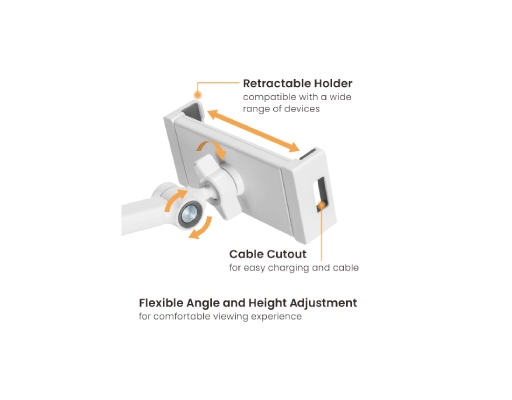 Universal  Phone/Tablet Tabletop Stand (PAD39-02) Brateck image 2