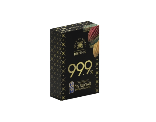 99.9% Zero Sugar Dark Chocolate Benns image 0
