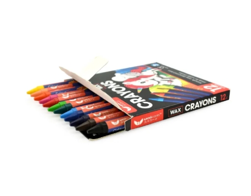 12 Colour Wax Crayon (UWC-12C) Unicorn image 1