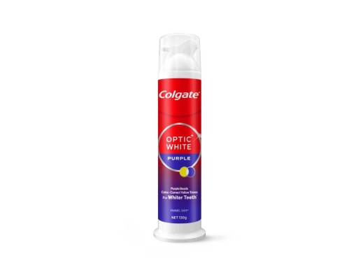 Tooth Paste Optic White Purple Beads Pump Colgate image 0