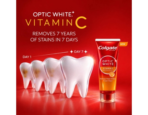 Toothpaste Optic White Vitamin C Colgate image 2