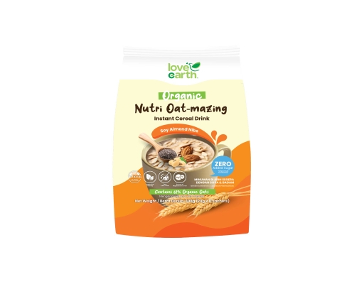 Nutri Oat-Mazing Zero Sugar Soy Almond Nibs Love Earth image 0