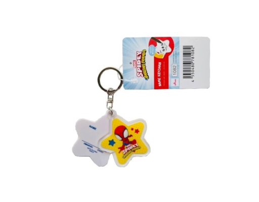 Disney Acrylic Name Keychain A Spidey Daiso image 0