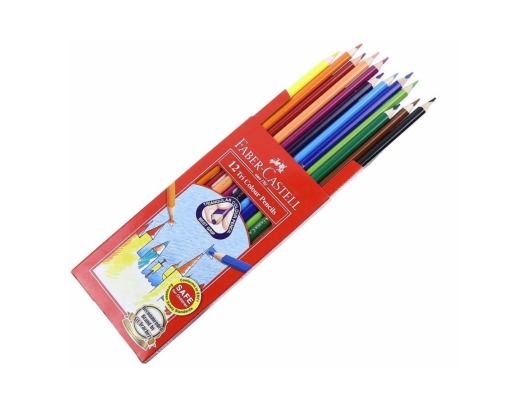 Tri-Grip Colour Pencils 12 Colour (115853) Faber-Castell image 1