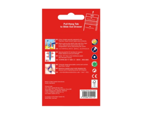 12 Tri Colour Pencils Faber-Castell image 1