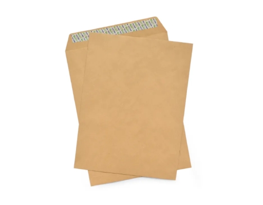 Unicorn Brown Peal & Seal Mailing Envelopes 5 Pcs (UE-12X16) | myaeon2go