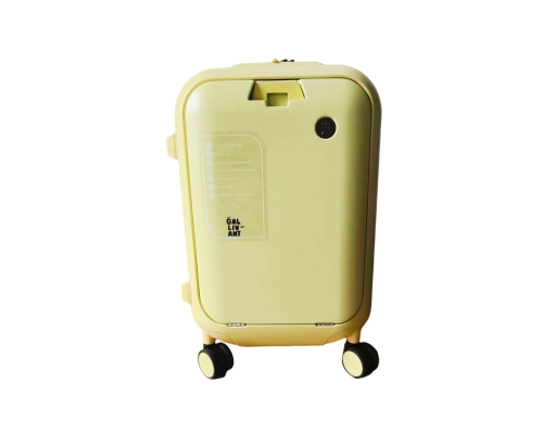 Luggage Front Open 20" (PC02R) Light Yellow Gallivant image 0
