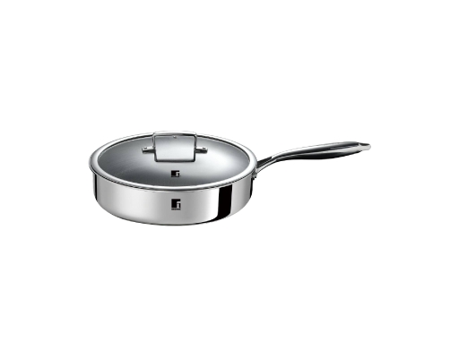 Bluesteel Deep Frypan Induction With Lid Bergner image 0