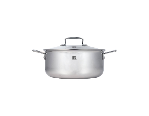 Bluesteel Casserole Induction With Lid Bergner image 0