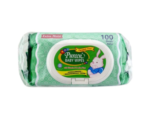 Baby Wipes (Green) Pureen image 0