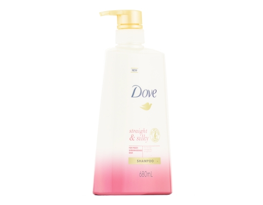Shampoo Straight & Silky Dove image 1
