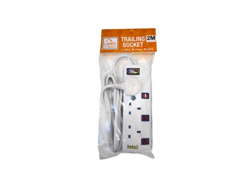 Extension Wire White With Neon 3 Gang Living Choice image 0