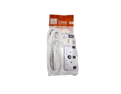 Extension Wire White With Neon 3 Gang Living Choice image 0
