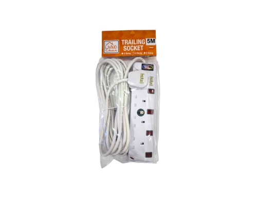 Extension Wire White With Neon 4 Gang Living Choice image 0