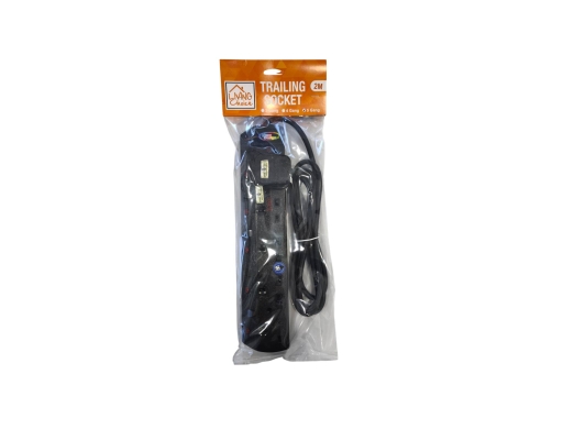 Extension Wire Black With Neon 5 Gang Living Choice image 0