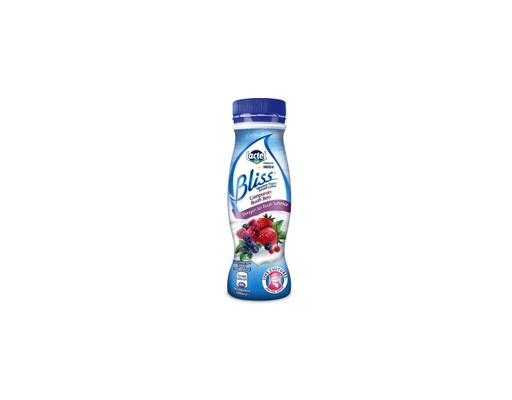 Bliss 0% Low Fat Yogurt Drink Mix Berries Lactel image 0
