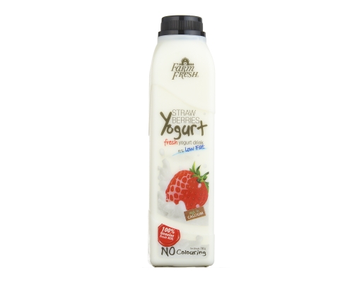 Yogurt Drink Strawberries Farm Fresh image 0