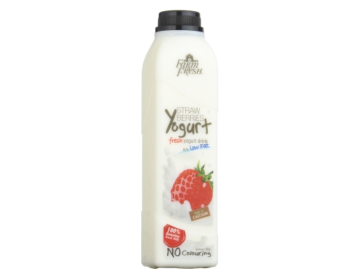 Yogurt Drink Strawberries Farm Fresh image 1