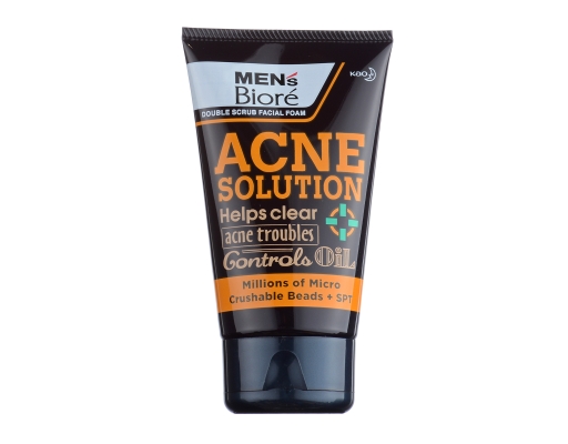Men's Double Scrub Acne Solution Biore image 0