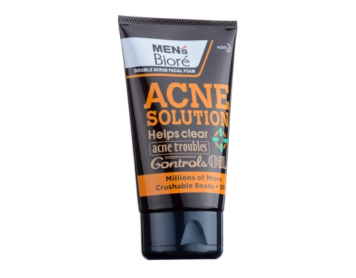 Men's Double Scrub Acne Solution Biore image 1