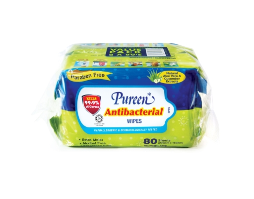 Antibacterial Wipes Pureen image 0