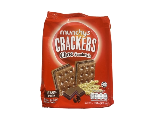Munchy's Sandwich Chocolate 258g Delicious Chocolate Treat