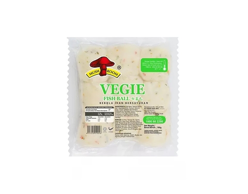 White Vegie Fishball Mushroom image 0
