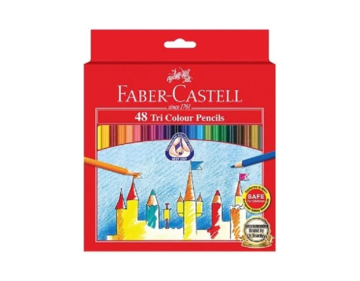 48 Tri Colour Pencils Faber-Castell image 0