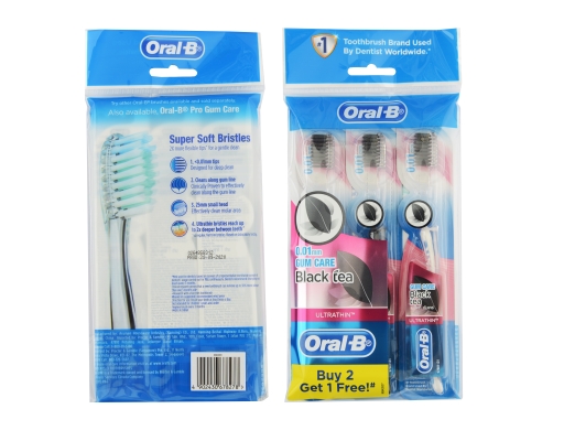 Toothbrush Ultrathin Gum Care Black Tea Oral-B image 2