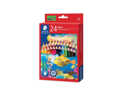 Luna Jumbo Watercolour Pencil 24 Colurs (139 C24) Staedtler image 0