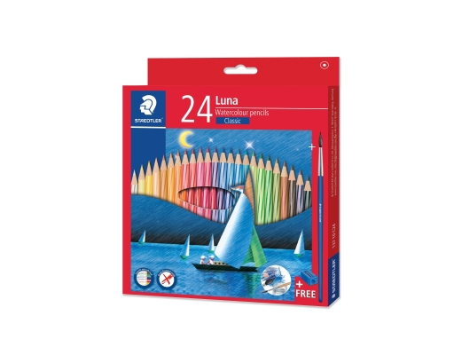 Luna Watercolour Pencil 24 Colours (137 10 C24) Staedtler image 0